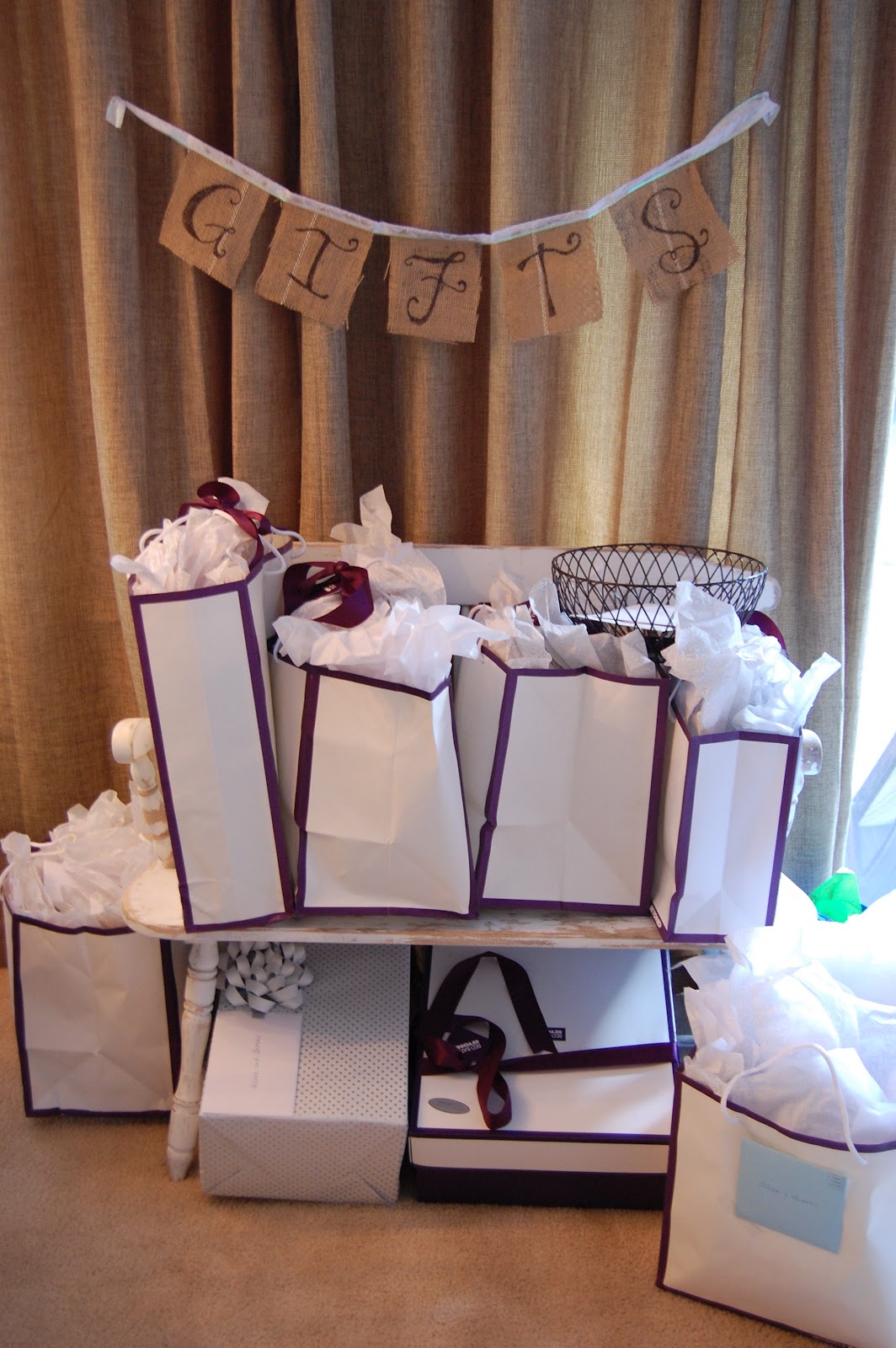 The Creative Pair Using Burlap for Party Decorations