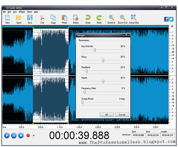 Records audio DJ Audio Editor اضافة المؤثرات ملفات صوتية mp3 تسجيل الصوت بجودة عالية في الميكروفون
