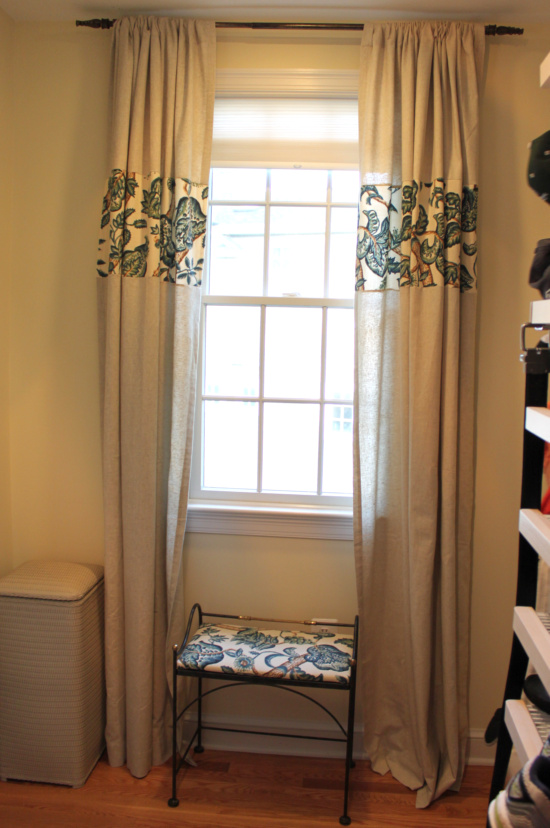 HOUSEography Customizing StoreBought Curtains