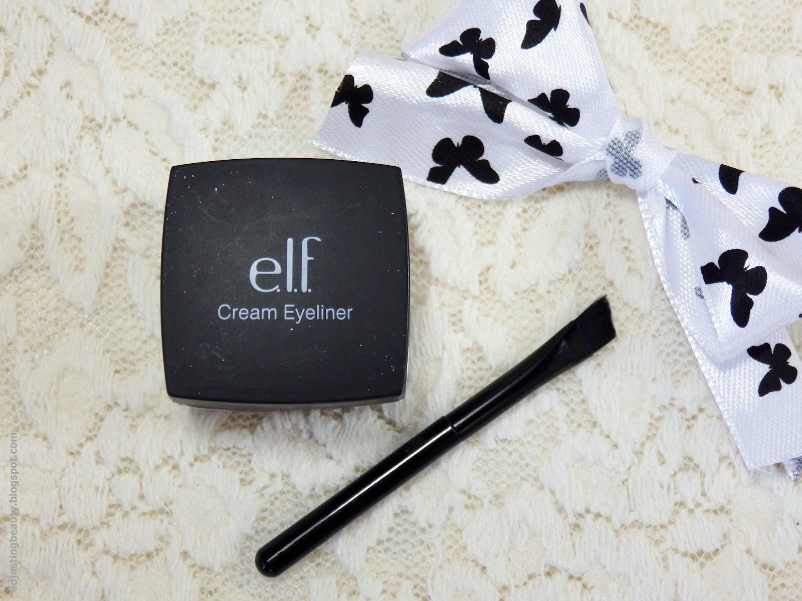 Review Elf Cream Eyeliner Plum Purple Adjusting Beauty