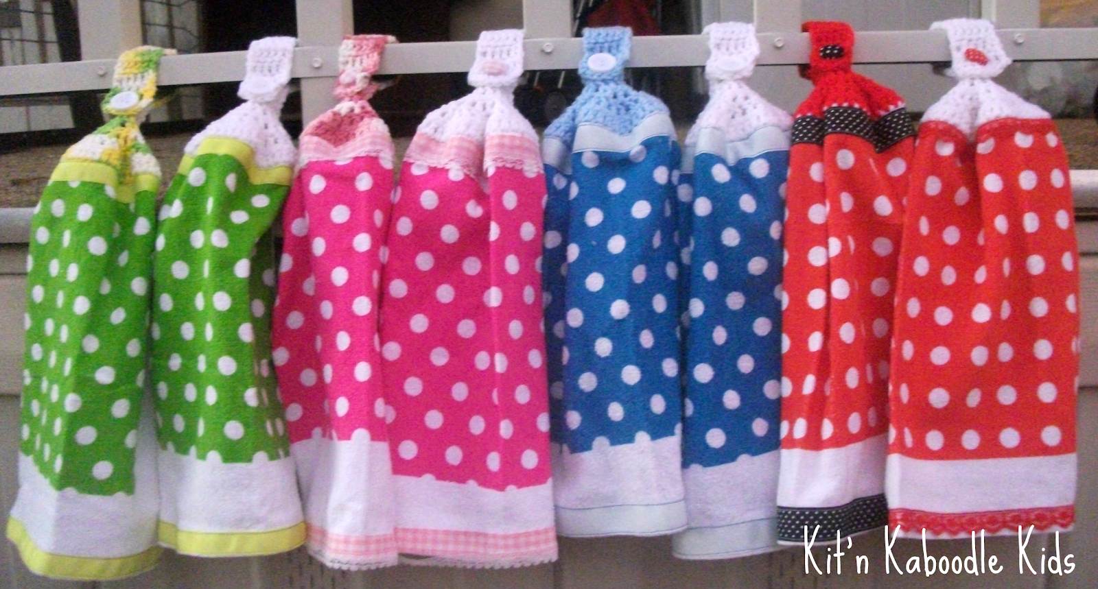 These are a few of my Craftiest things... Crocheted Hand Towel Tutorial