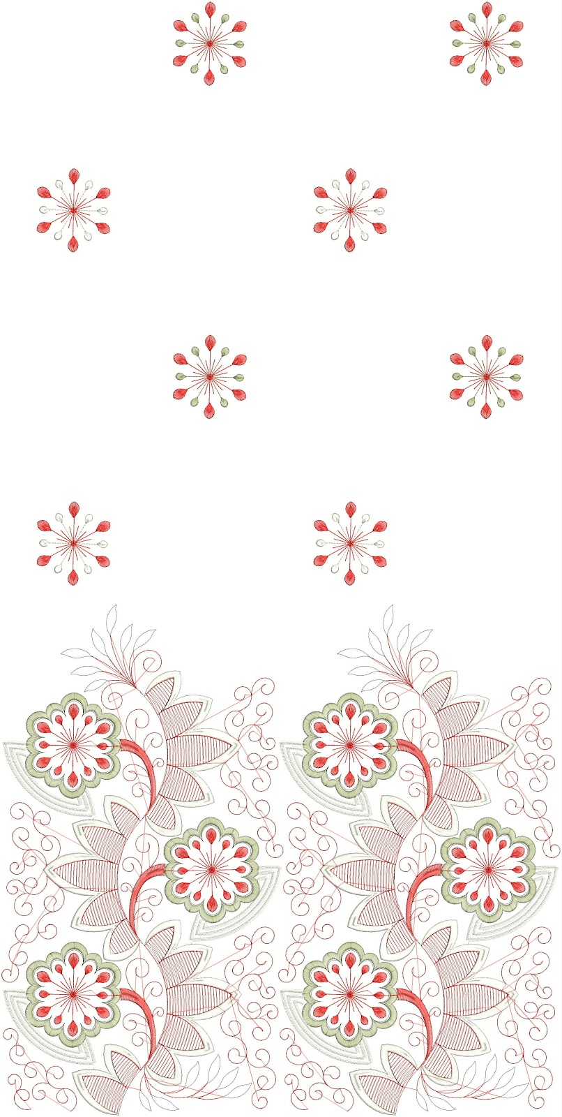 Embdesigntube Punjabi Wedding Dress Daman Embroidery Designs