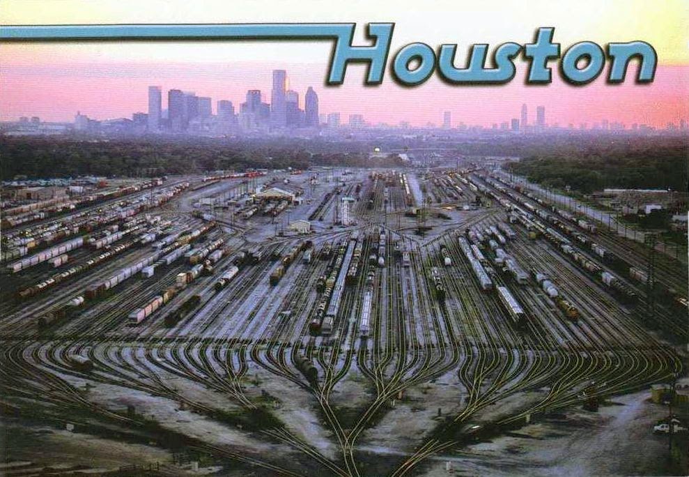 transpress nz Houston rail yard, Texas