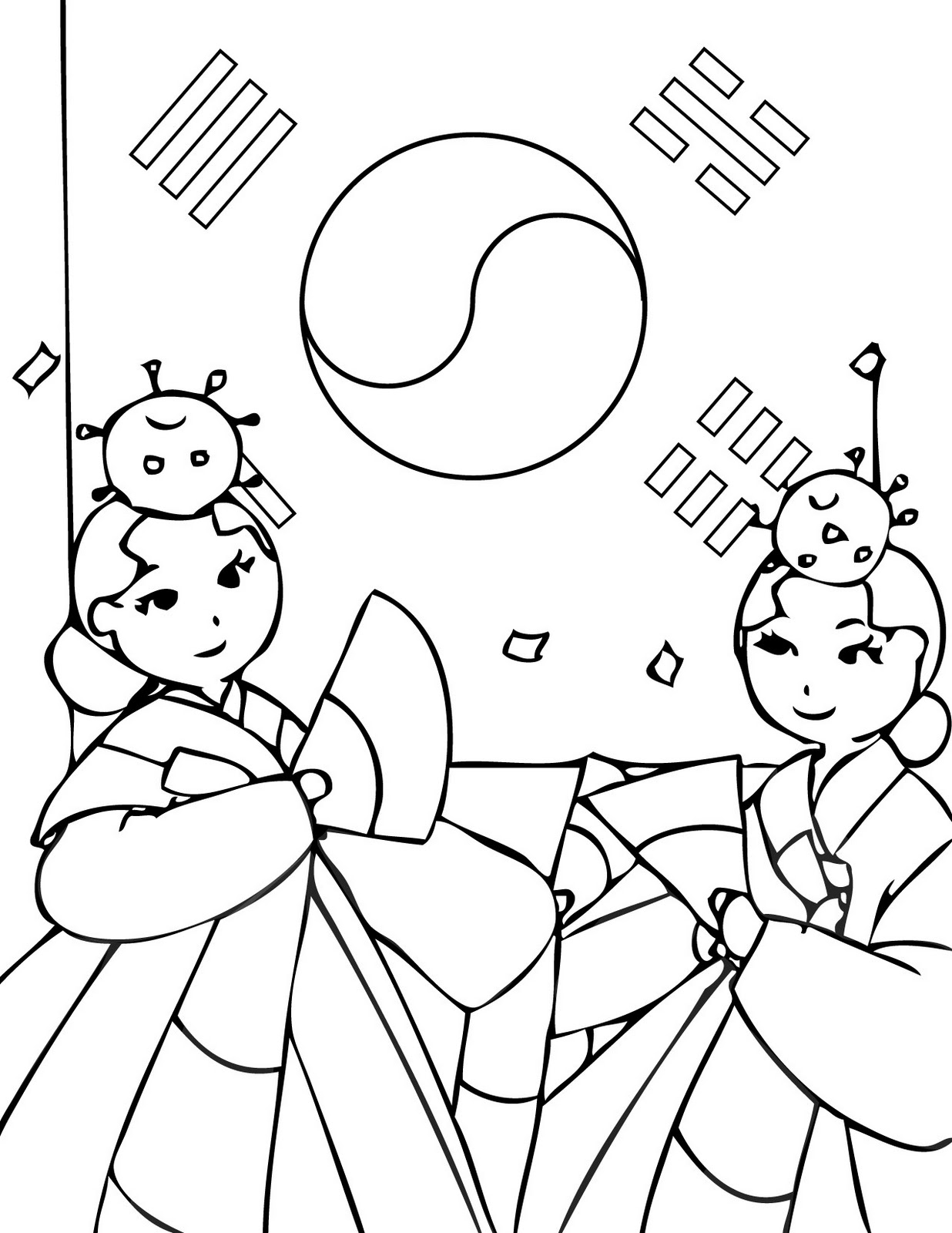 Just Wedeminute: Stats page and Korean coloring pages