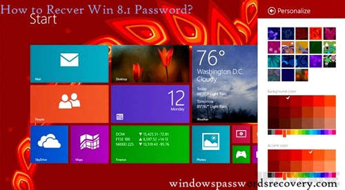 forgot pc administrator password windows 8