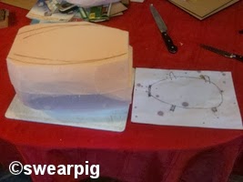 swearpig - the swear box piggy bank - starting in foam swearpig - the swear box piggy bank
