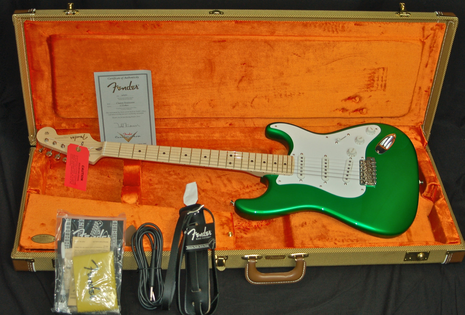 Fender MB Candy Green Clapton Strat Stratocaster Guitar Culture