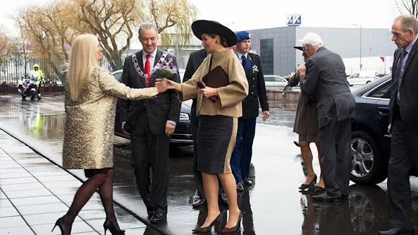 Queen Maxima of The Netherlands visits the new building of Schmidt Zeevis