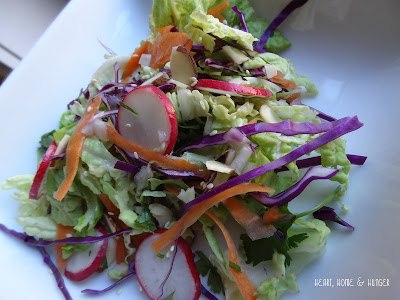 asian cabbage salad with ginger shallot dressing asian cabbage salad with ginger shallot dressing