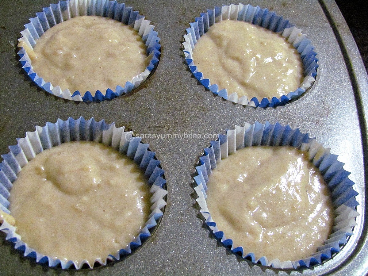 Eggless Butterless Honey Muffins SarasYummyBites