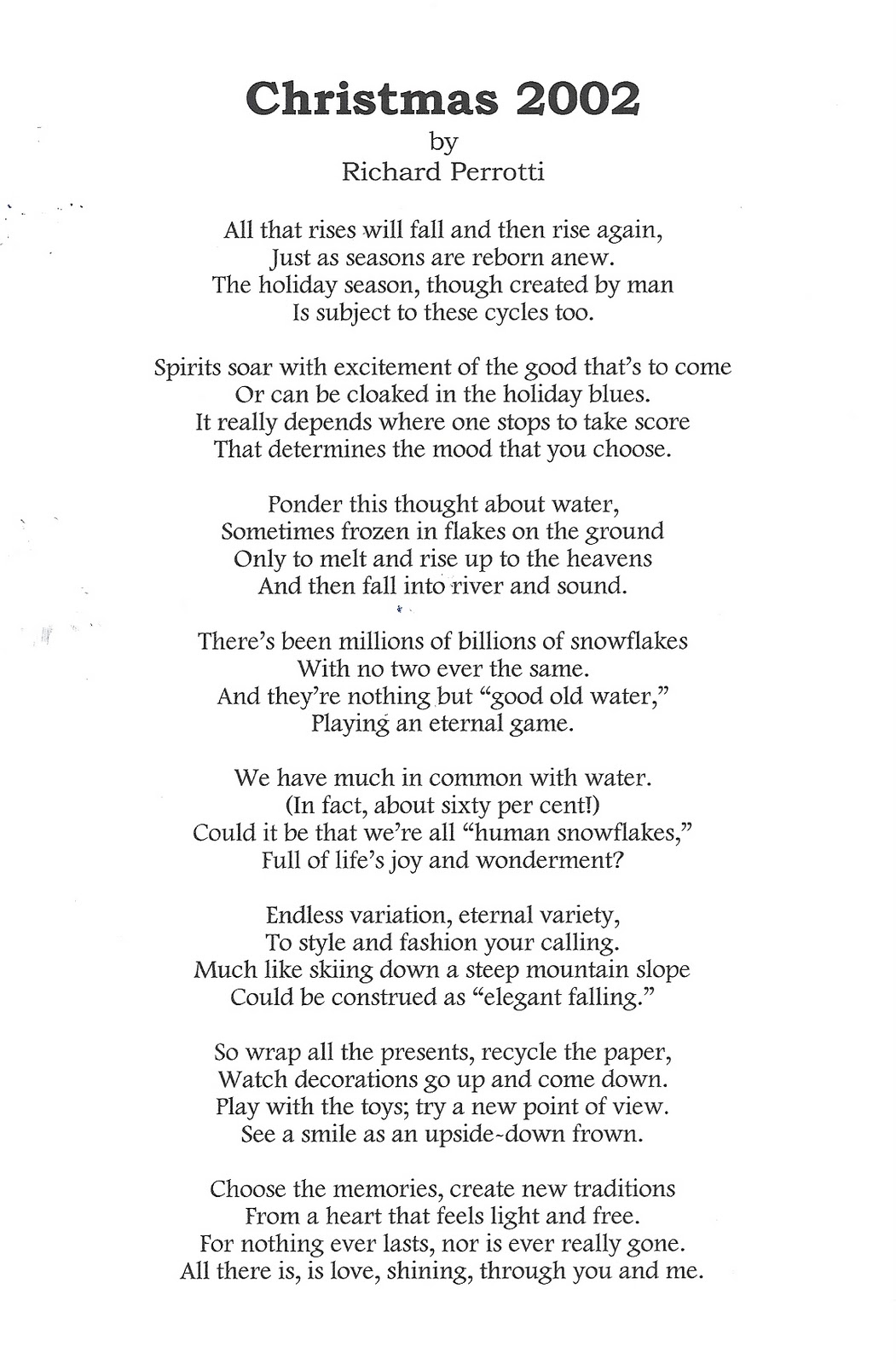 Amazed & amused: 36 years of christmas poems: christmas 2013 Amazed & Amused: 34 Years of Christmas Poems: Christmas 2002