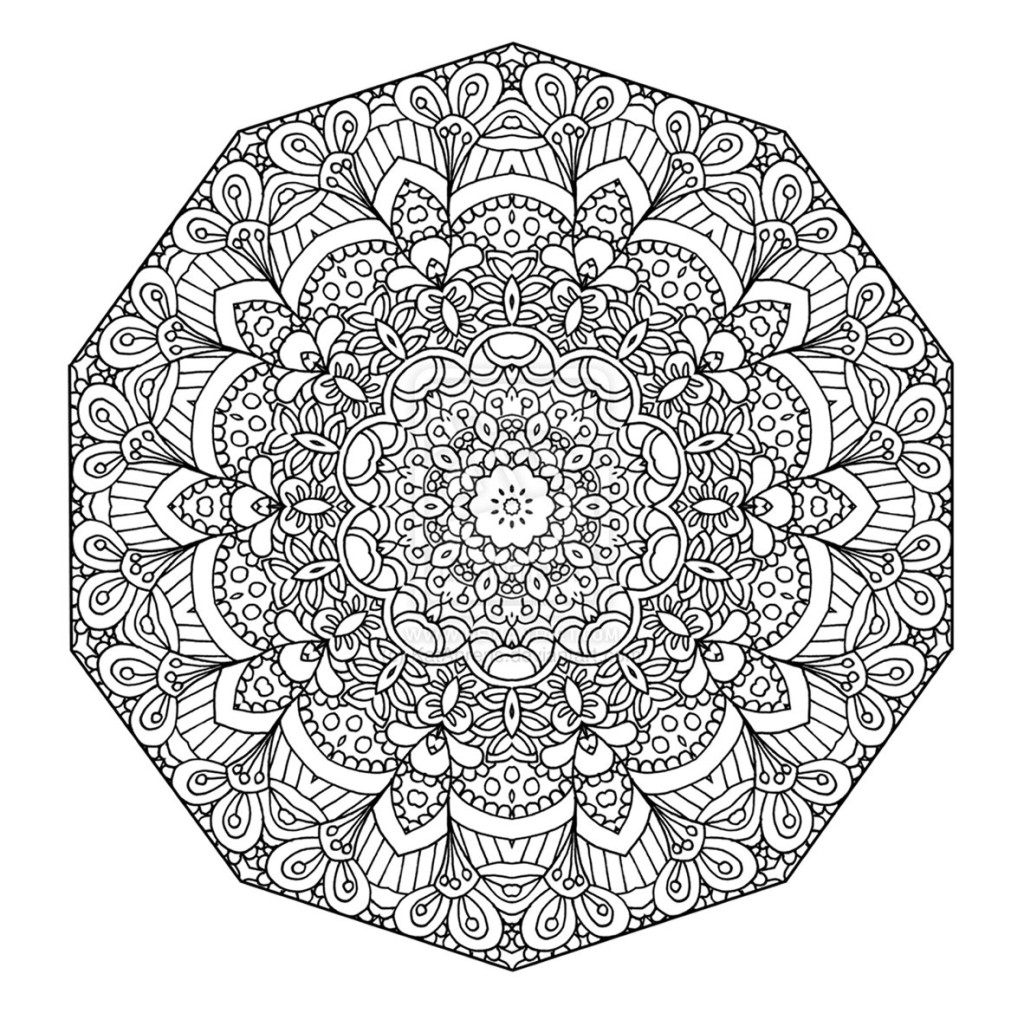 20 Free Coloring Pages For Adults [PDF] - Adult Coloring ...