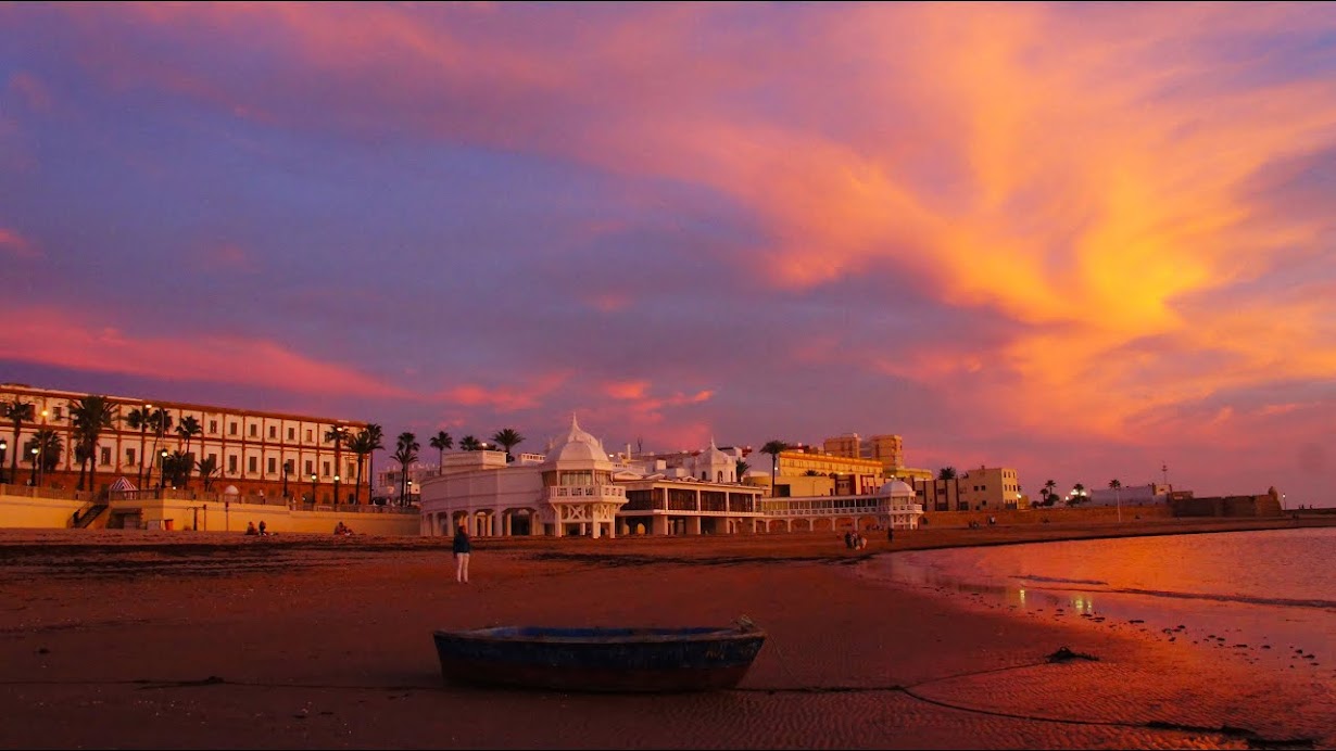 LA CALETA AL ATARDECER