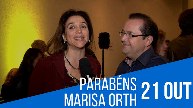Marisa Orth e Antonio Carlos Gomes do Programa Cultura em Cena