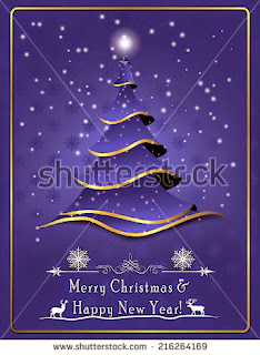 Corporate Merry Christmas and a Happy New Year - greeting card for printing orporate Merry Christmas and a Happy New Year - greeting card for printing