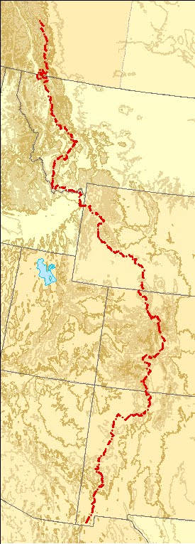 Map of GDMBR