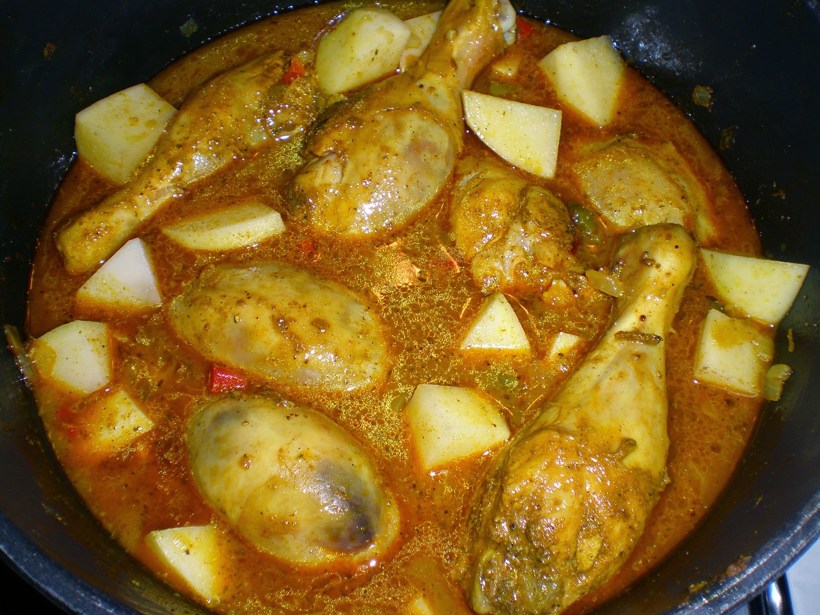 Curry Jamaicano De Pollo