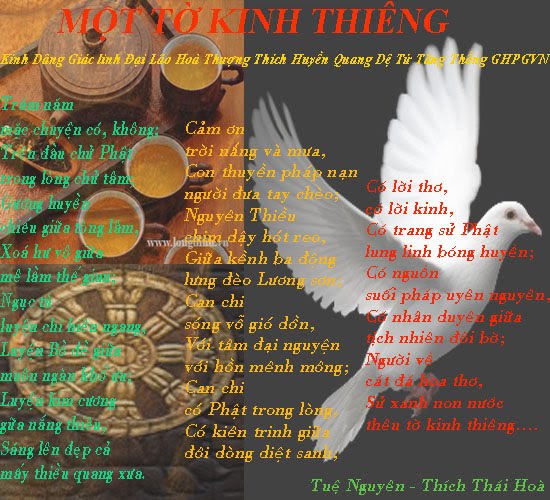 một tờ kinh thiêng