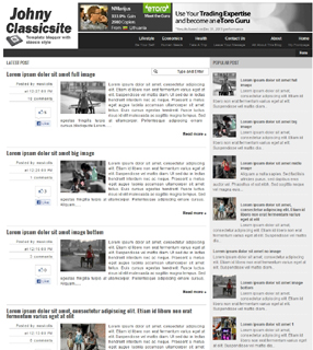 Johny Classicsite Blogger Template Johny Classicsite Blogger Template