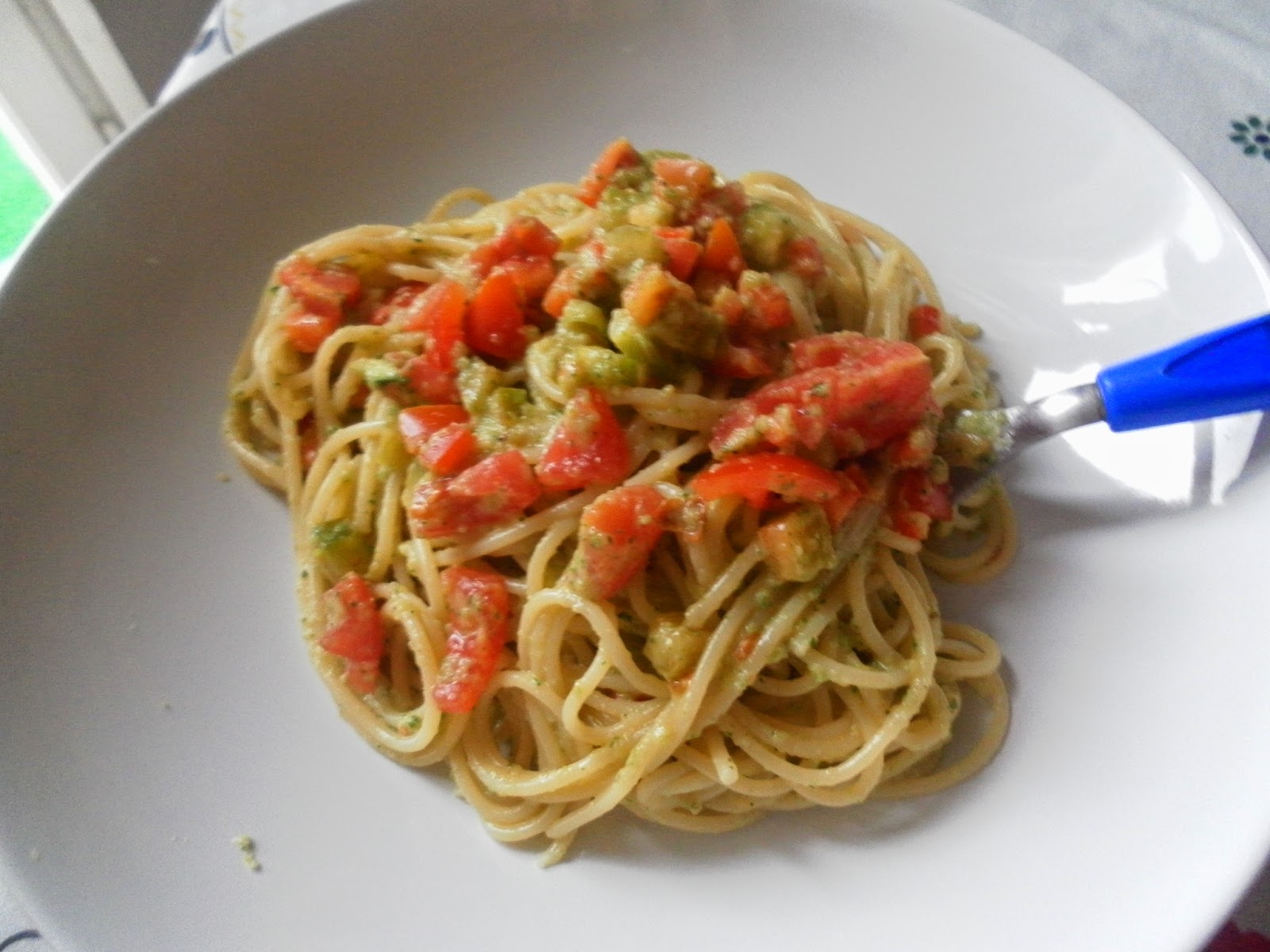 Pasta zucchine broccoli pomodorini Cotto e Postato