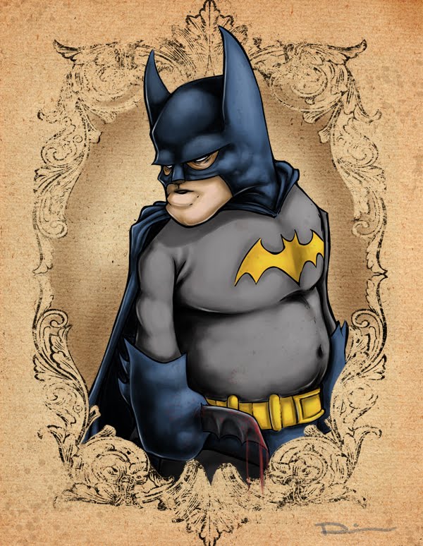 D.Silva Designs: Old School Batman cartoon