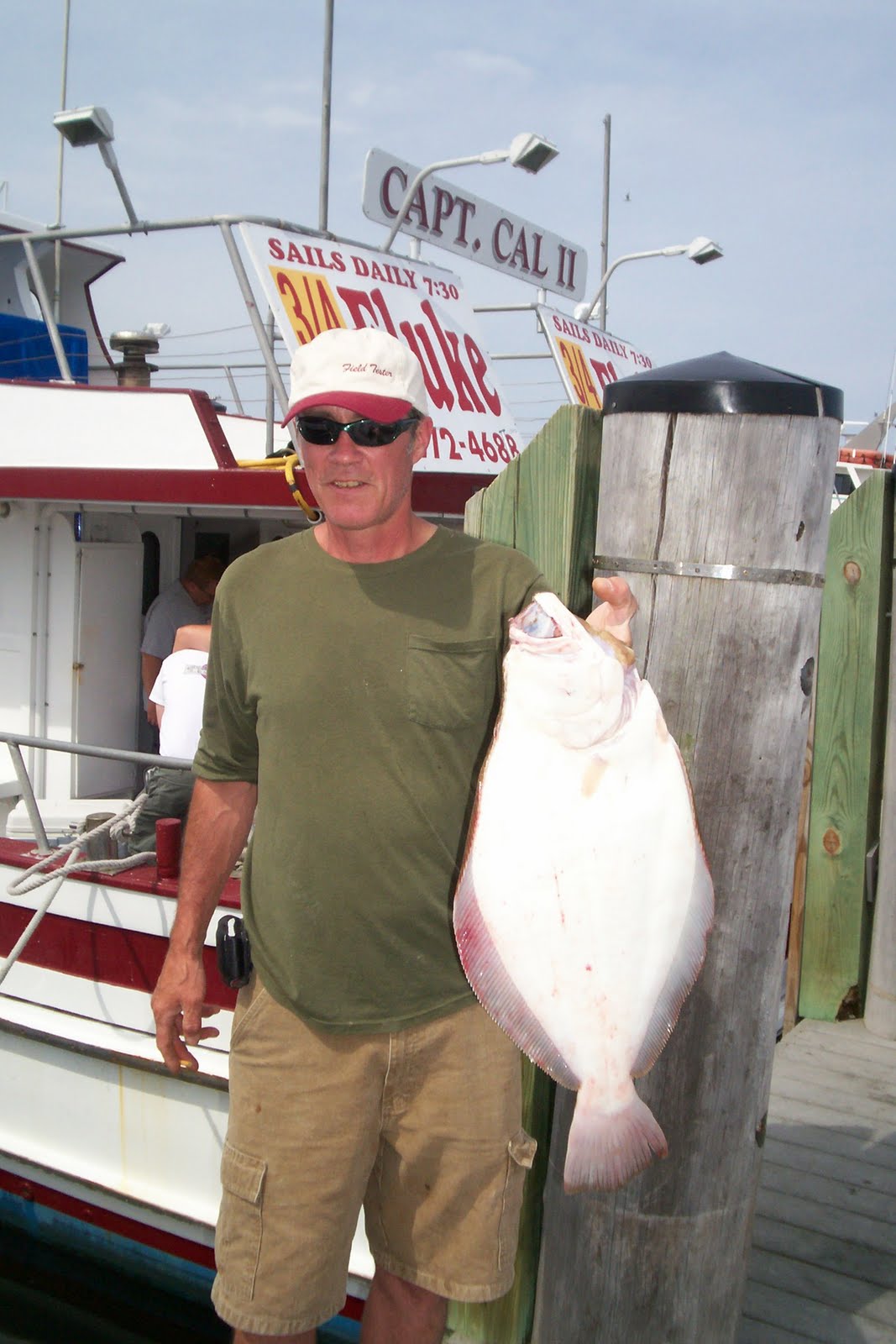Capt Cal Party Boat Belmar Fluke Report 91412 BASS BARN
