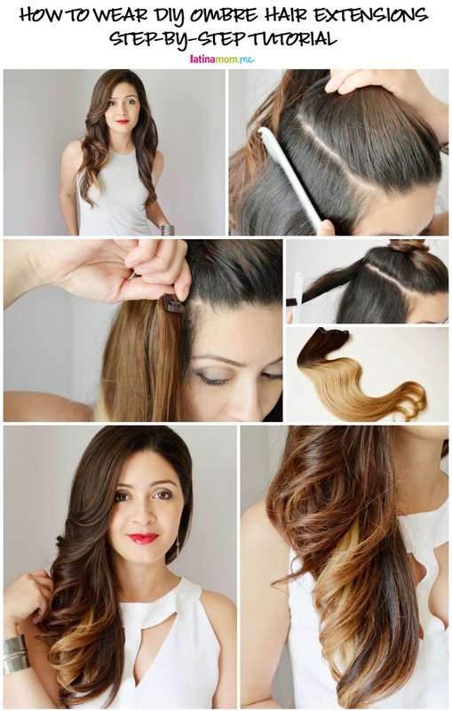 Cute Ombre Hair Extension Step By Step B G Fashion