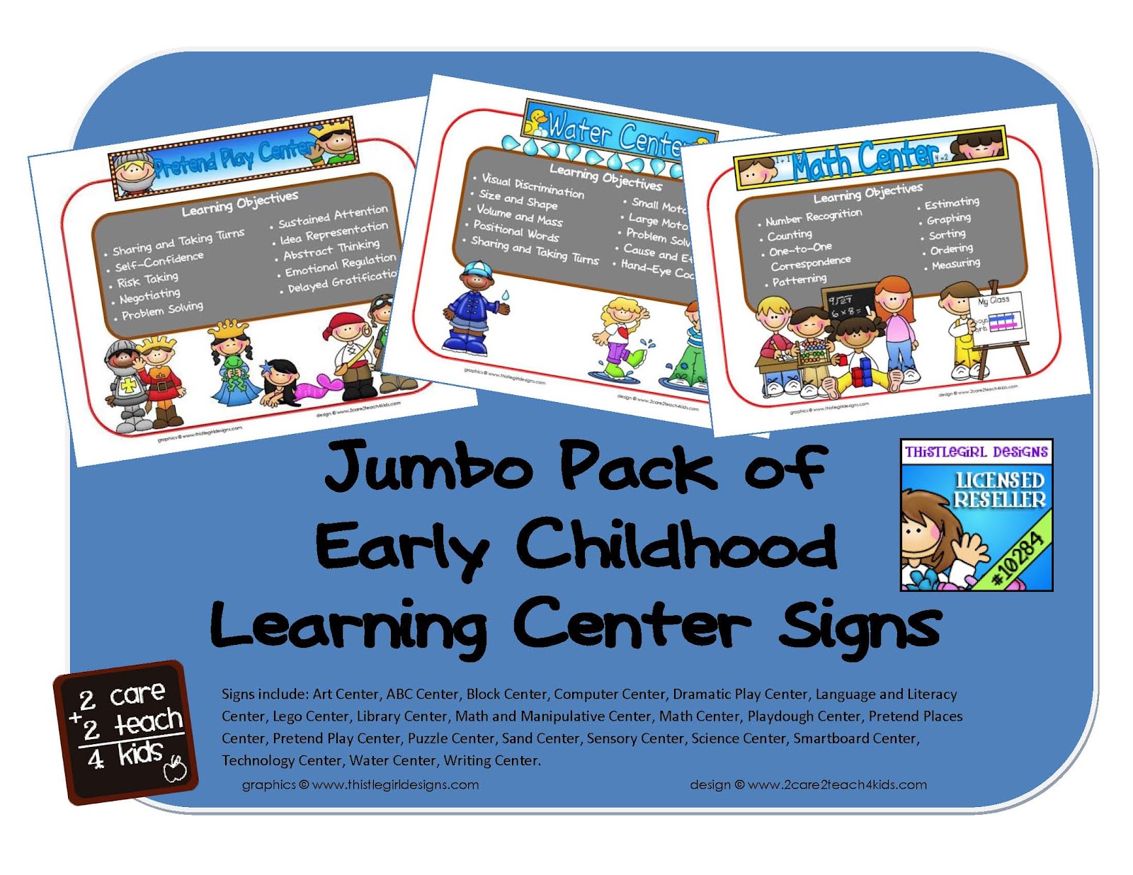 Preschool Learning Center Signs Free
