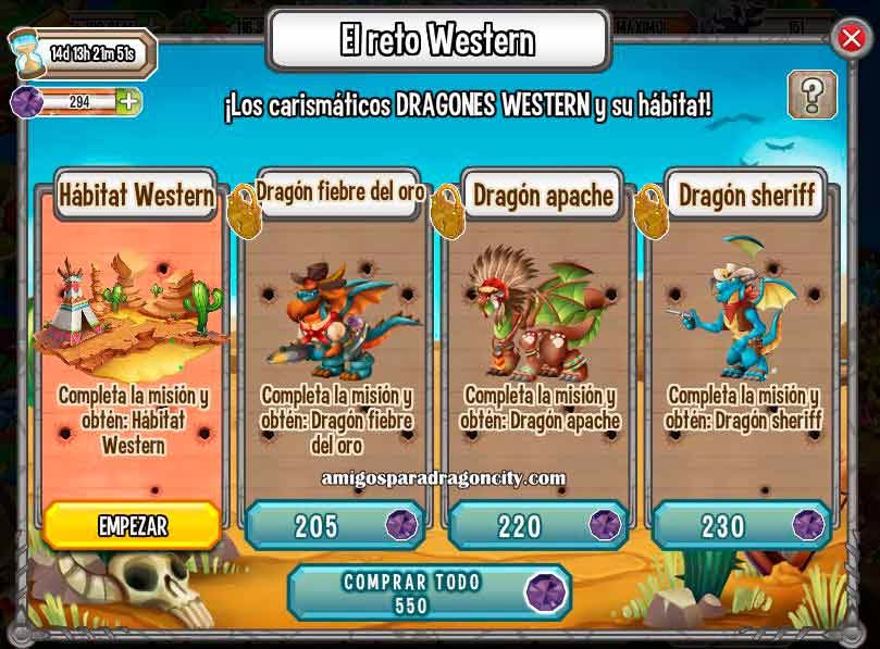 Misiones De La Isla Western imagen de las misiones de la isla western de dragon city