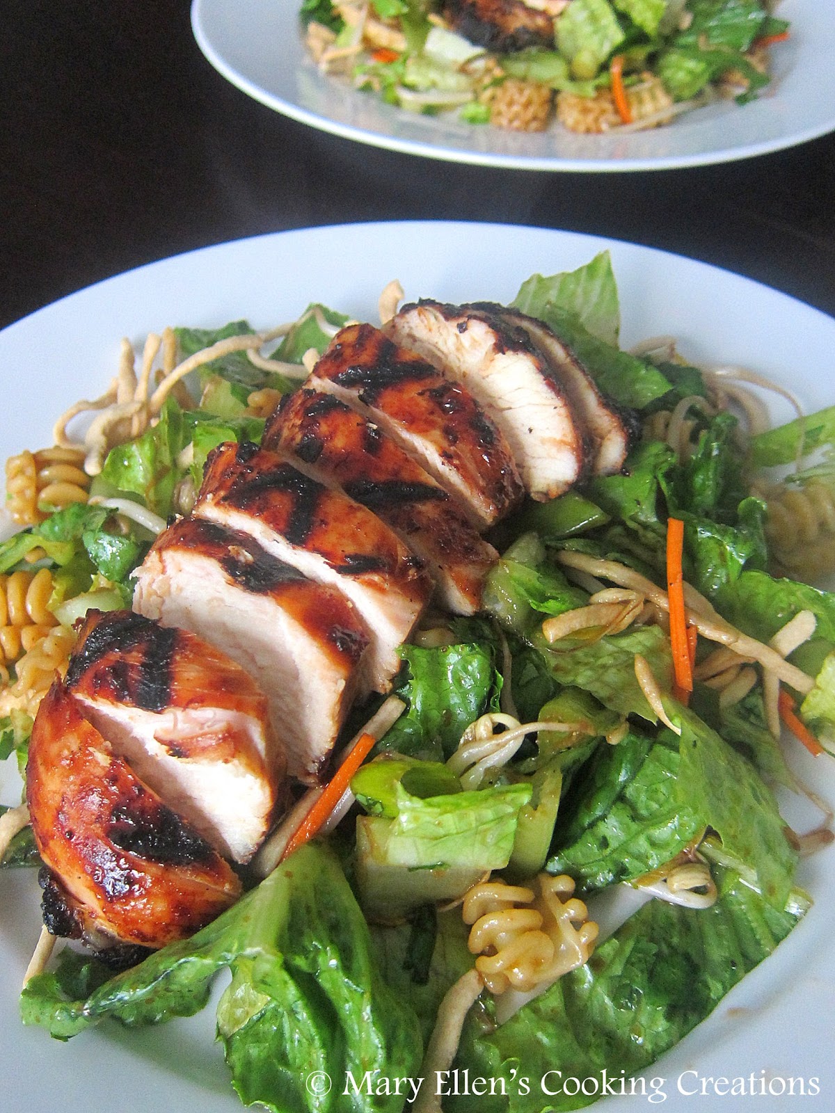 Mary Ellen's Cooking Creations Grilled Chinese Chicken Salad with