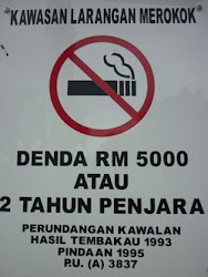 Pastikan anda tidak merokok!!