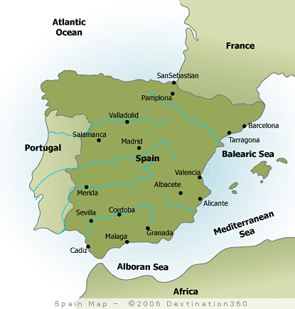 Espagne Carte Dans Monde Carte Espagne Ville R  gion politiques