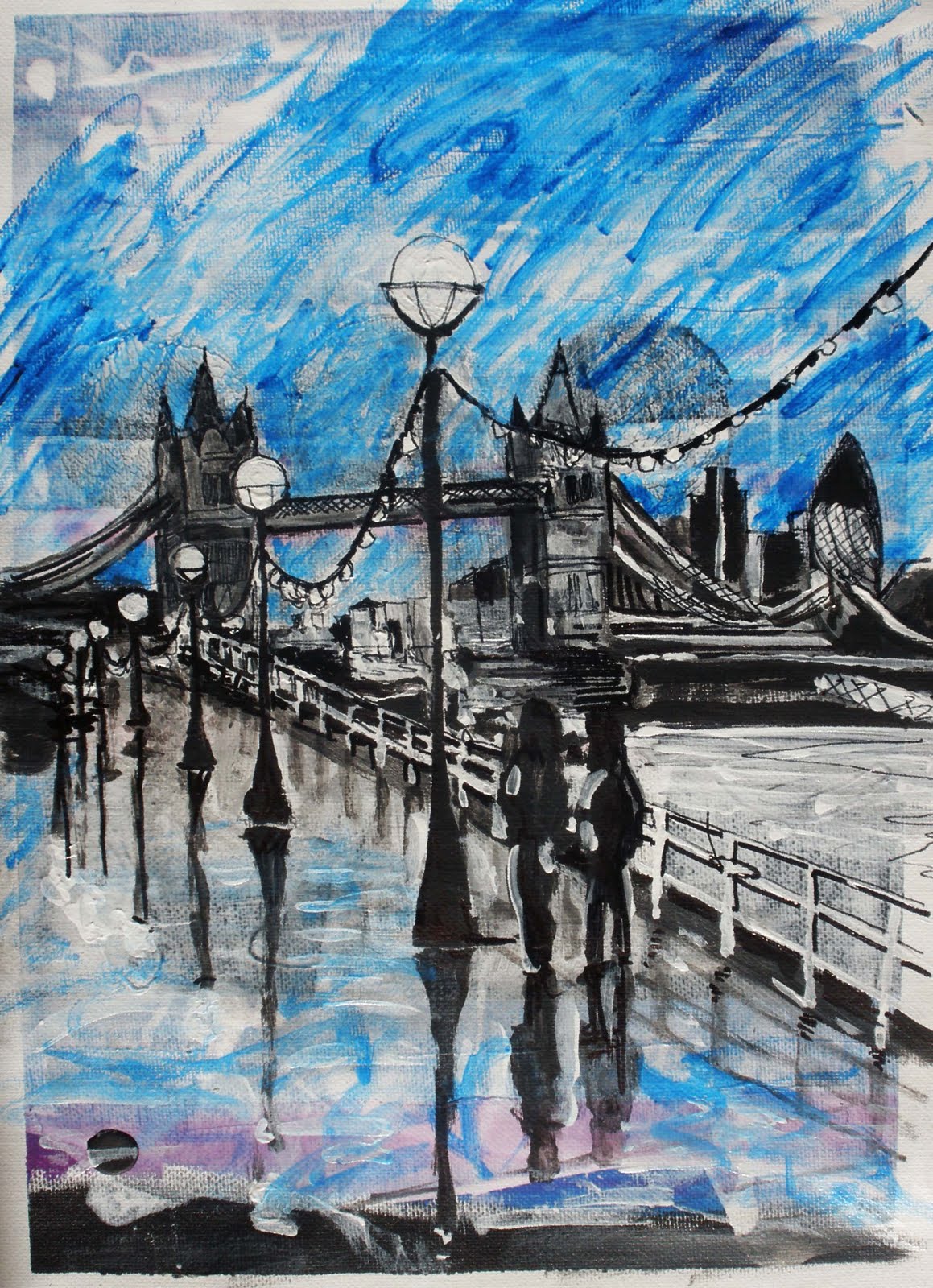Jenny Leonard Art Blog Commissioned London Paintings on Canvas