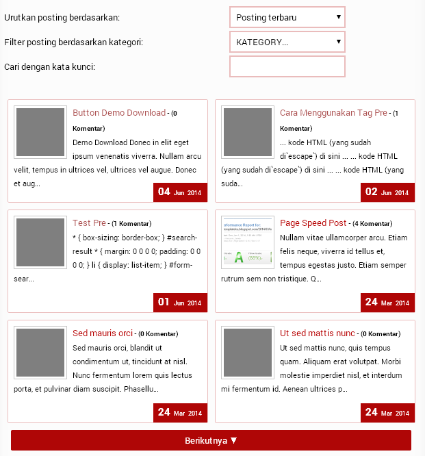 Membuat Halaman Daftar Isi Lebih Menarik Membuat Halaman Daftar Isi Lebih Menarik