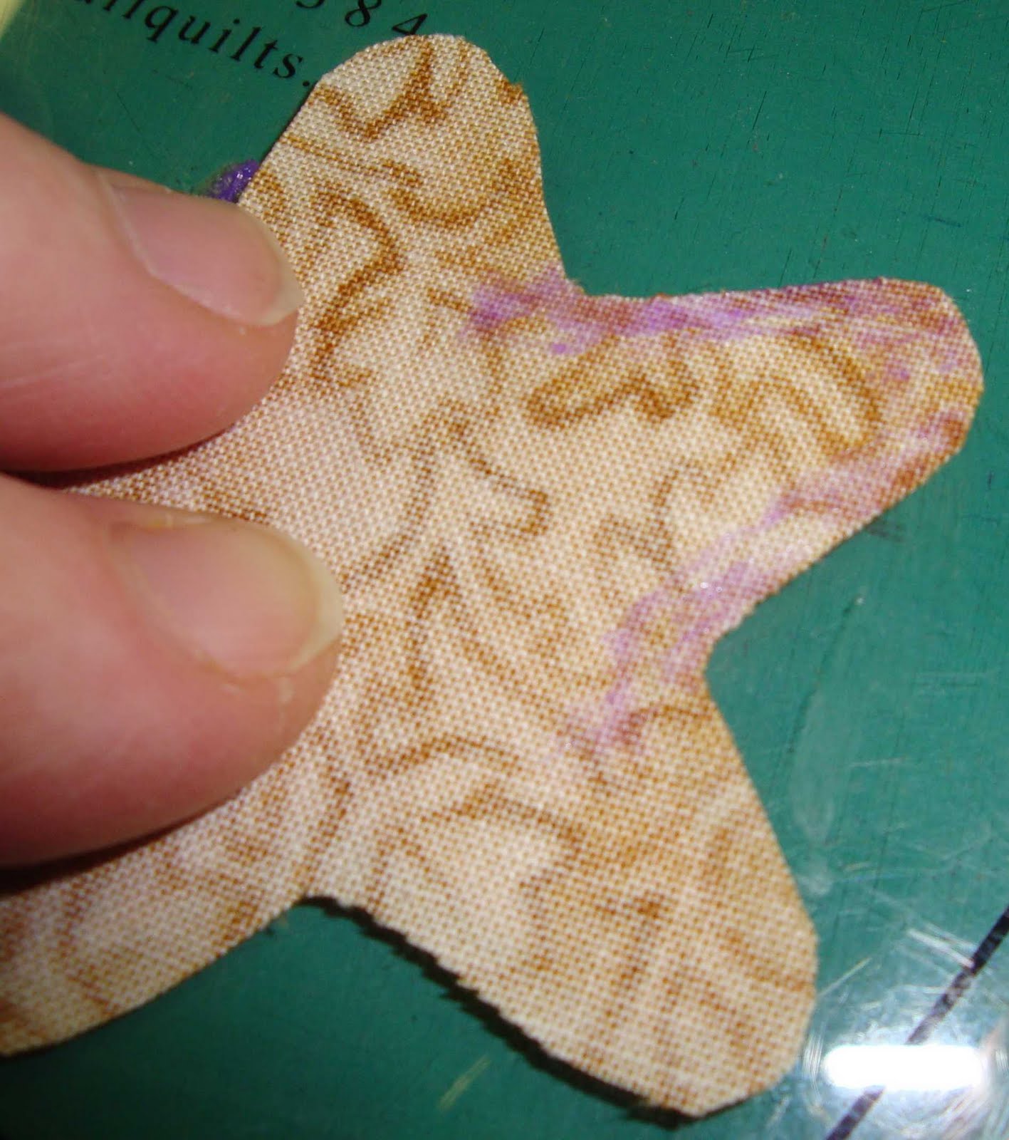 FABRIC THERAPY Glue stick applique, the tutorial PART THREE...