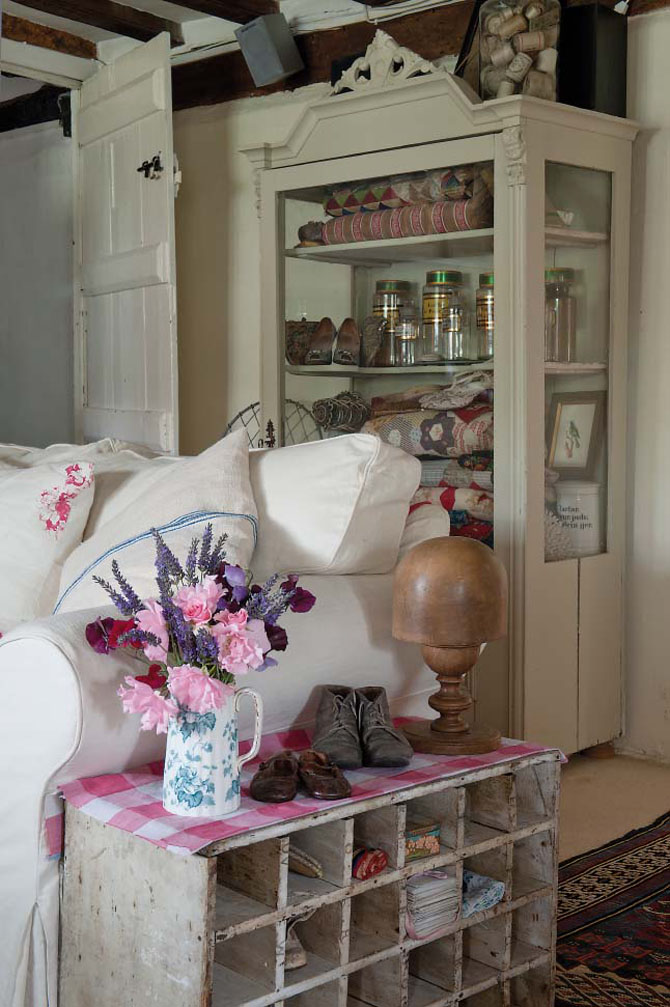 Un faro de ideas: casa blanca, base de una decoraciÃn vintage