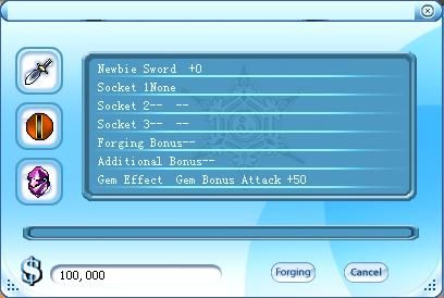 Tales of Pirates 2 Equipment Forging