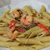 Penne in Herbs, Garlic and Seafood Cream Sauce