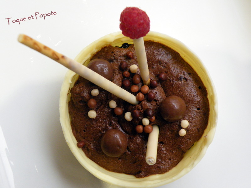 Mousse au chocolat de dingo.inspirée d'une recette de Christophe Michalak
