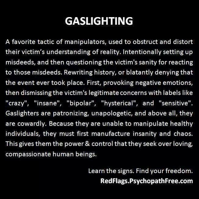 definition of gaslight