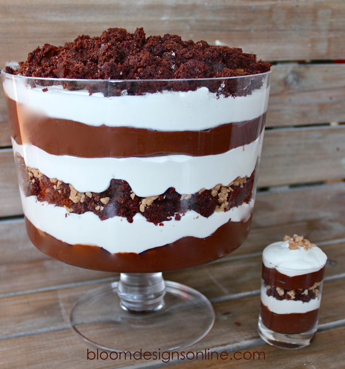 bloom designs Chocolate Brownie Heath Trifle