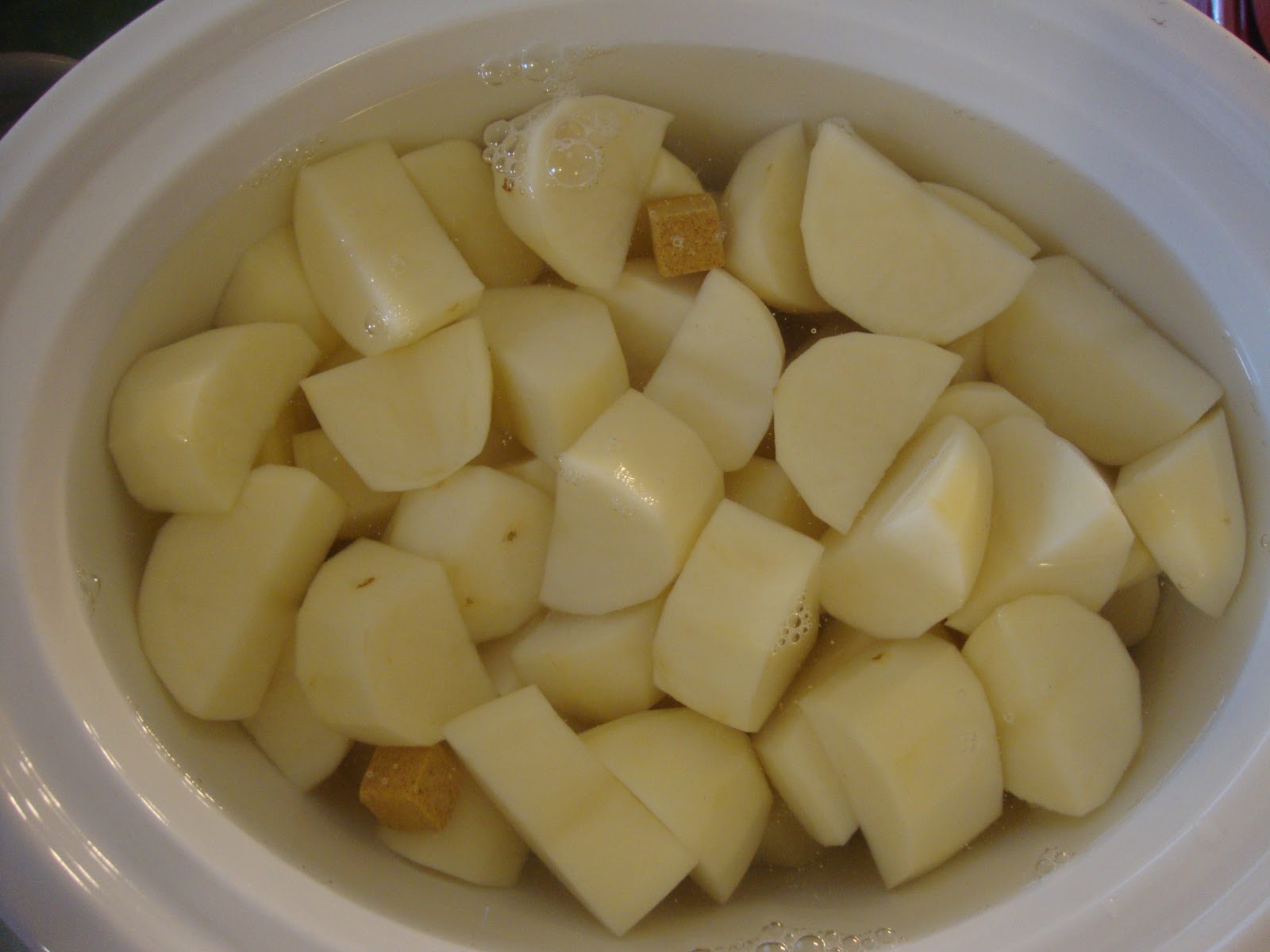 A Busy Mom's Slow Cooker Adventures Creamy Chive and Onion Mashed Potatoes