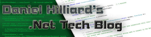 Dan Hilliard's .Net Tech Blog