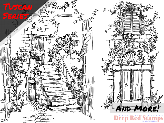 http://www.deepredstamps.com/courtyard-stairs-rubber-stamp.html?category_id=7