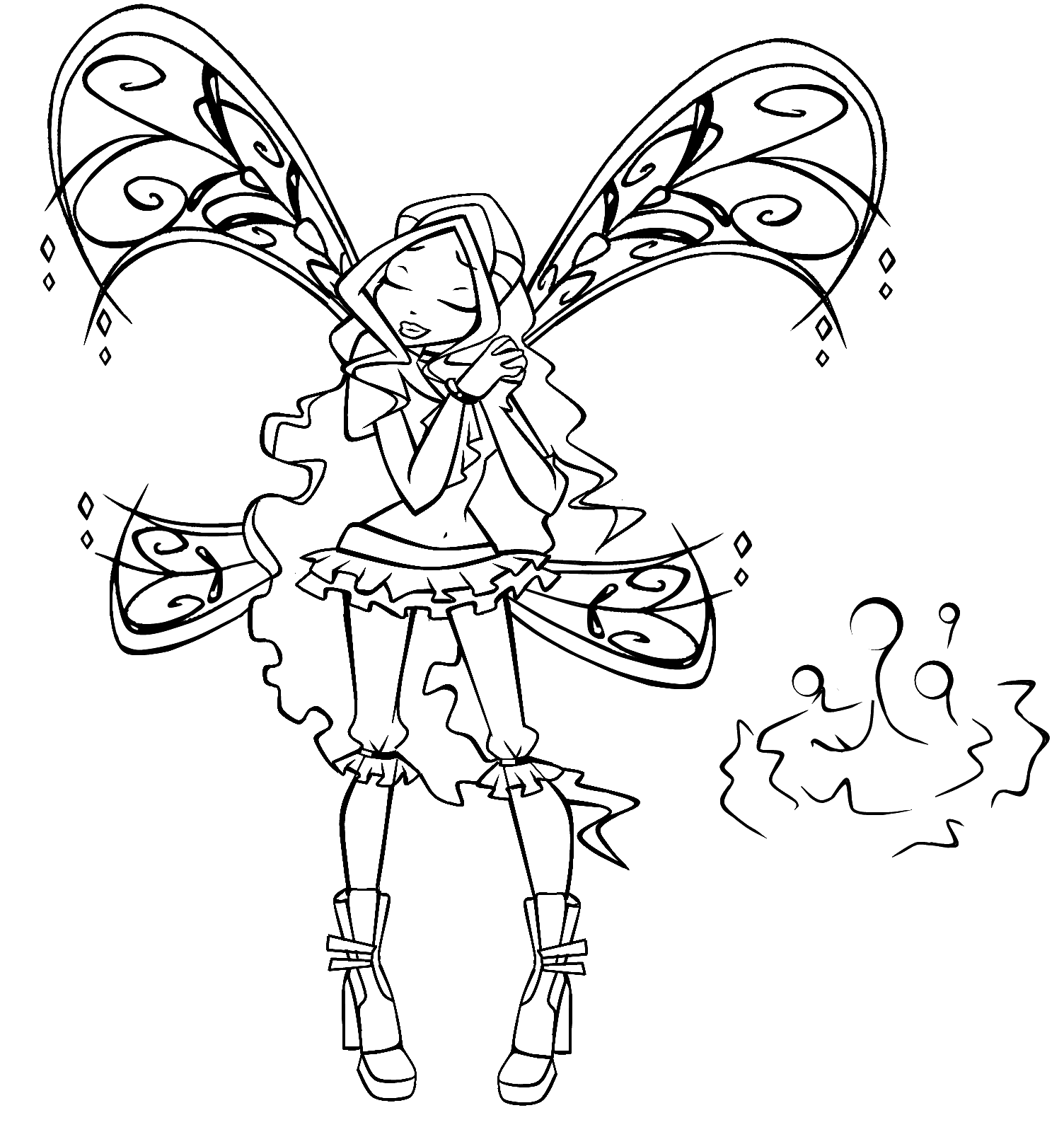 Winx Club Shines: Colorear: ¡Colorea a las Winx Believix!