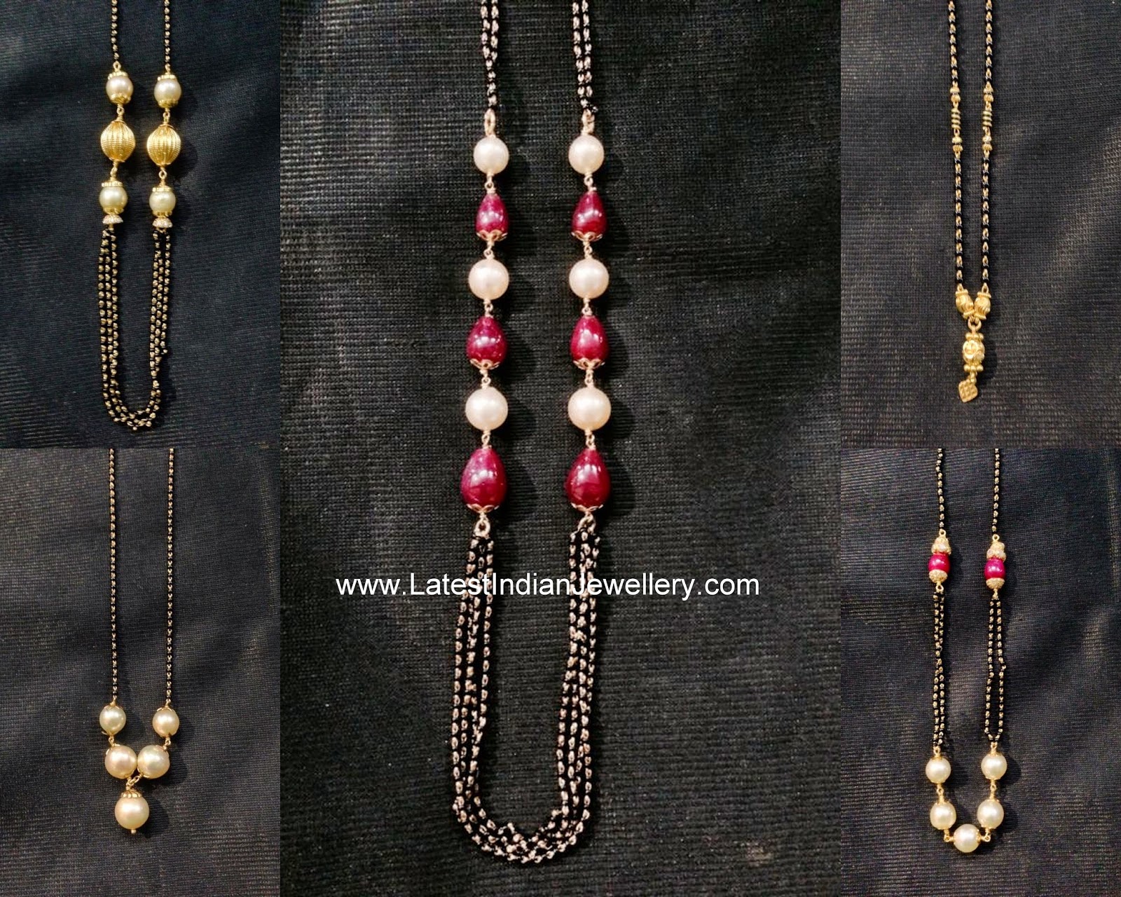 Black Beads Chains from 8gms Onwards