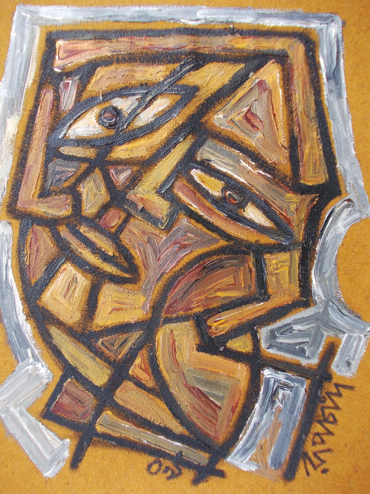 Rupchand Kundu Contemporary Artist Sand paper art