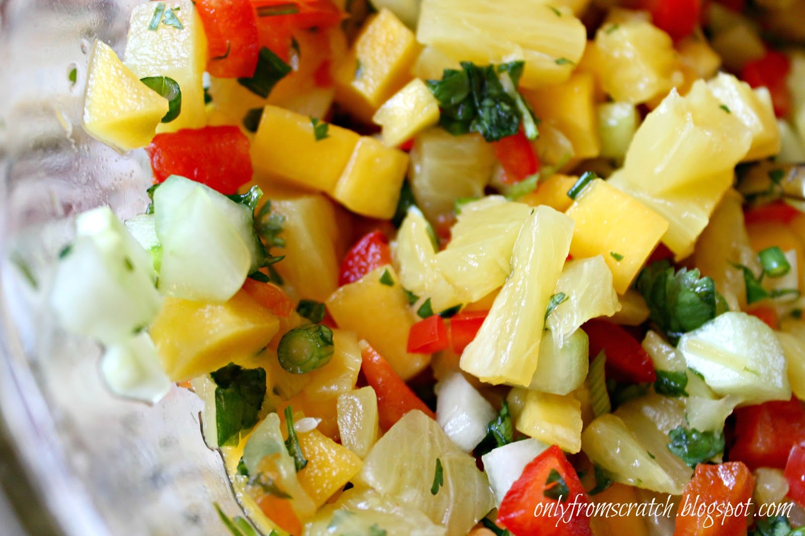 Only From Scratch Pineapple Mango Salsa