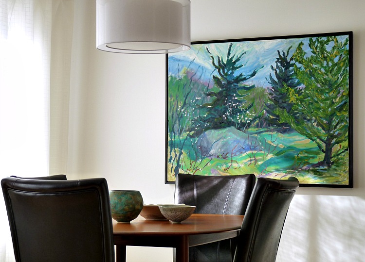 Bert Weir painting; Shane Norrie Pottery Bert Weir painting; Shane Norrie Pottery