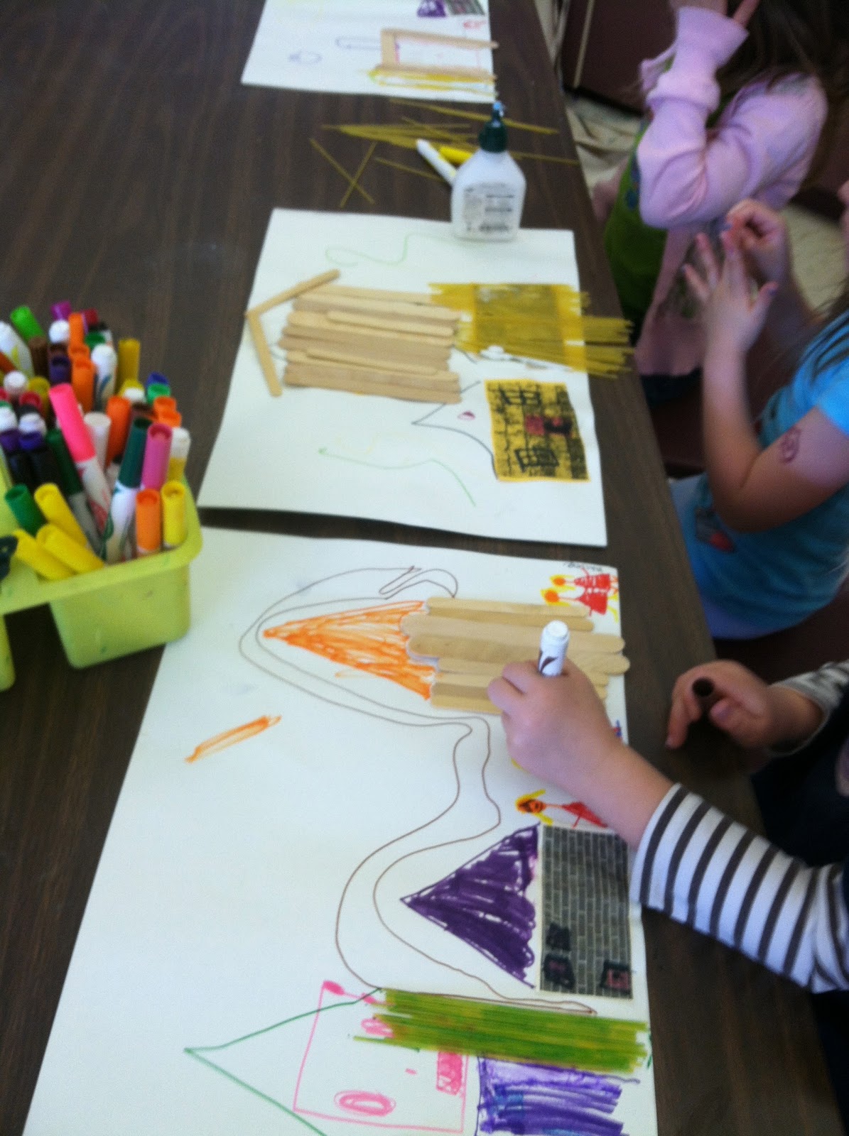 Less Talk More Artwork Kindergarten Texture